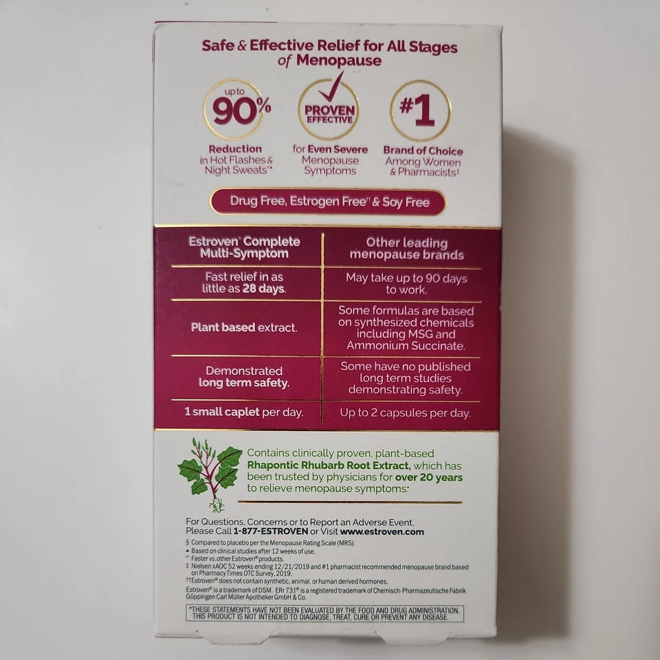 Estroven Complete Multi-Symptom Menopause Relief 60 Caplets