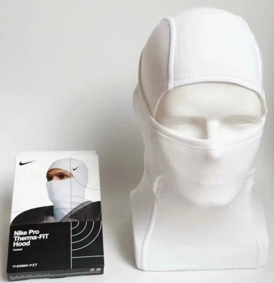 Nike Pro Therma-Fit Hyperwarm Hood Ski Mask Balaclava - White