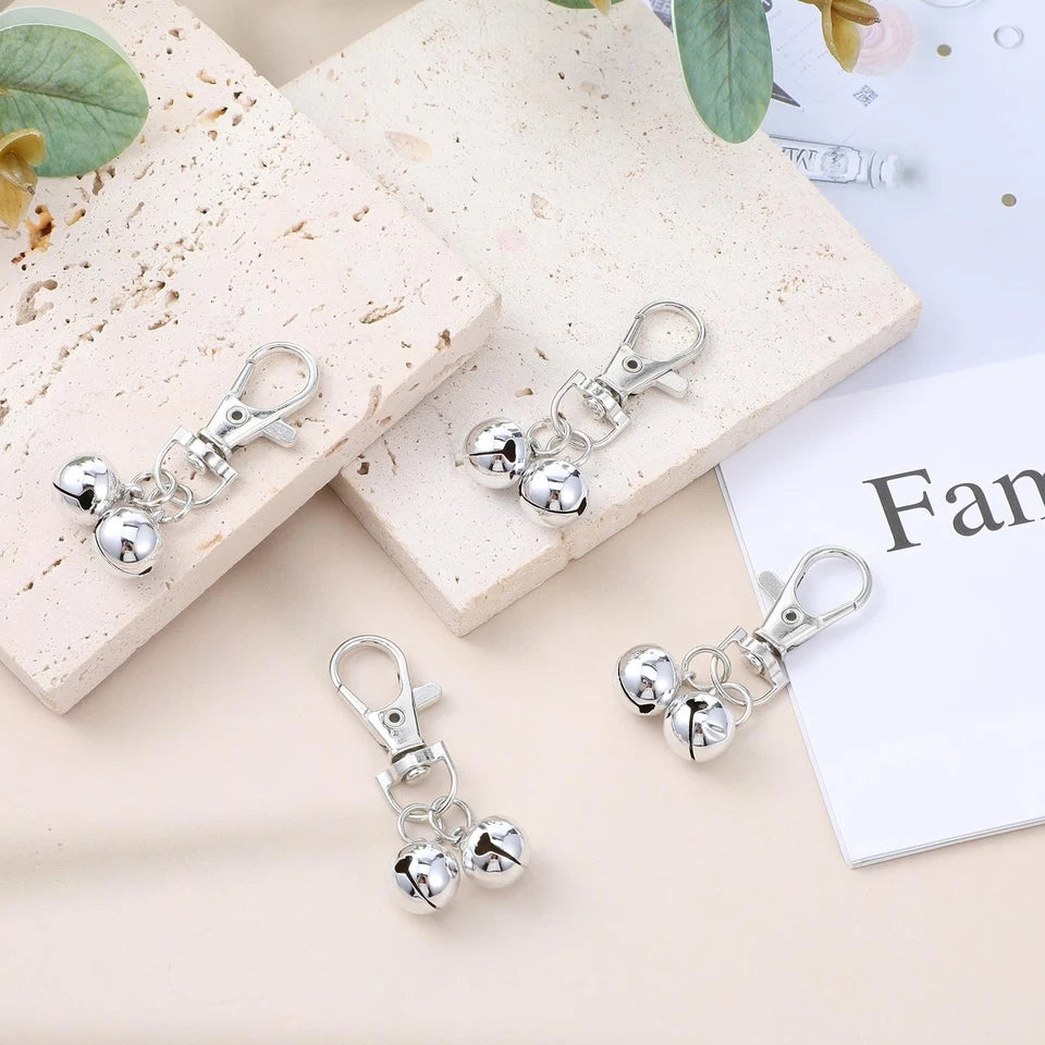 Yuanchu 4-Pack Loud Pet Collar Bells for Dogs & Cats