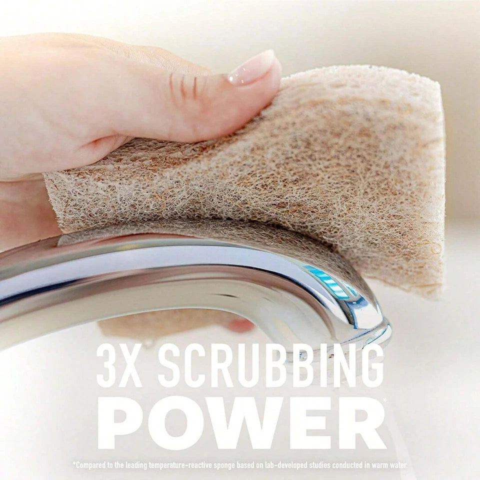 12-Pack Natural Biodegradable Eco-Friendly Kitchen Sponges