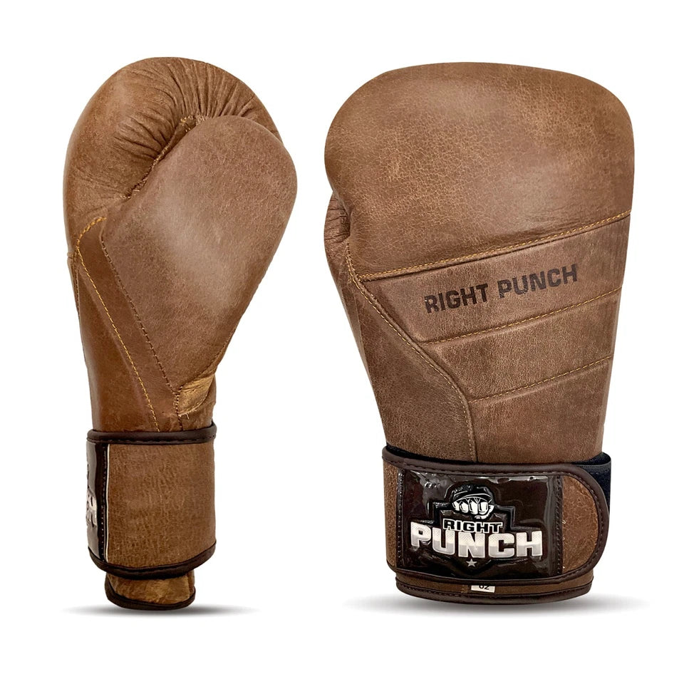 Premium Cowhide Leather Boxing Gloves – Professional Training Gloves