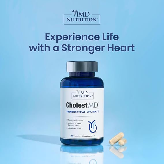 1MD Nutrition CholestMD Promotes Cholesterol Health 60 Capsules