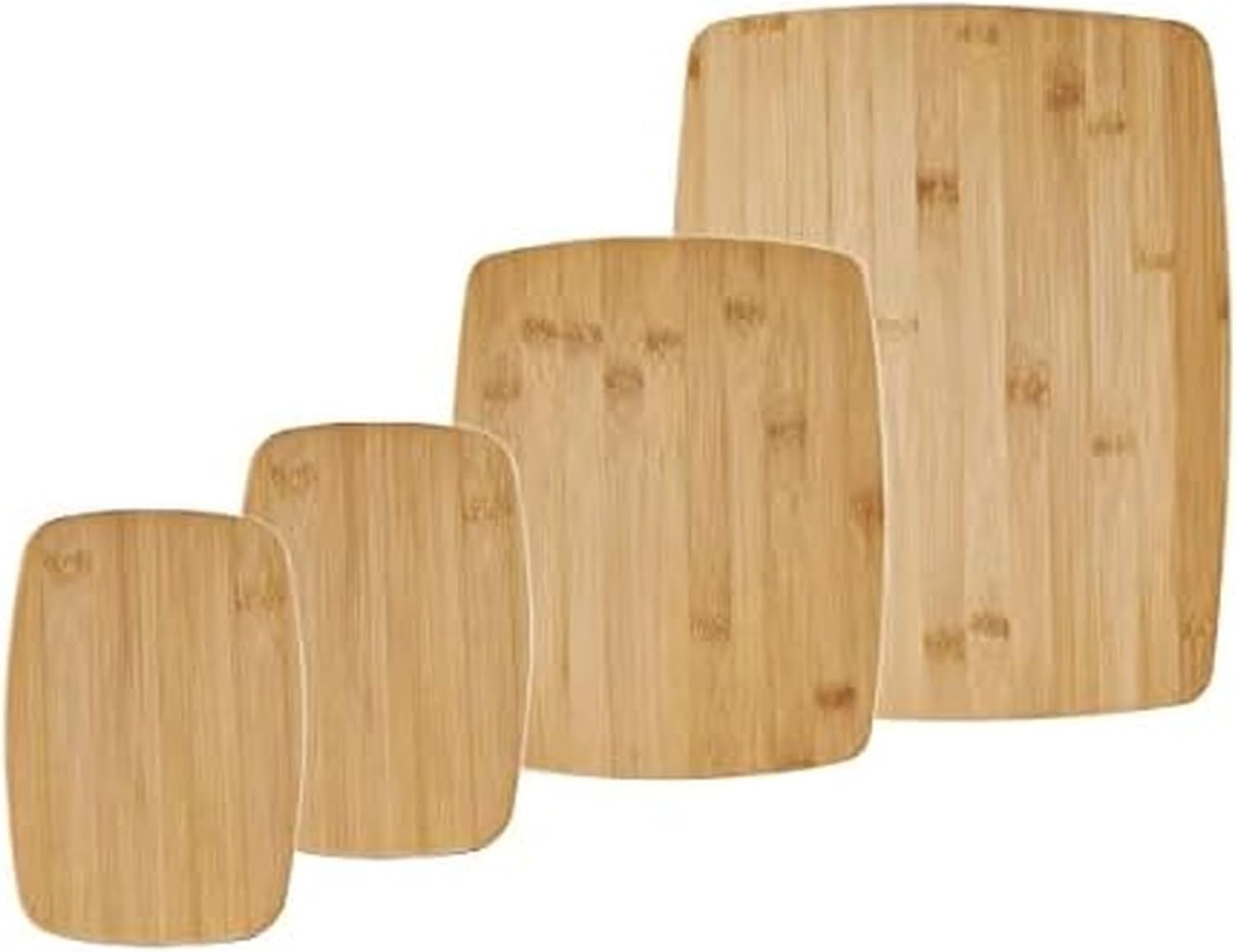 Farberware Reversible Bamboo Cutting Boards, 4-Piece Set