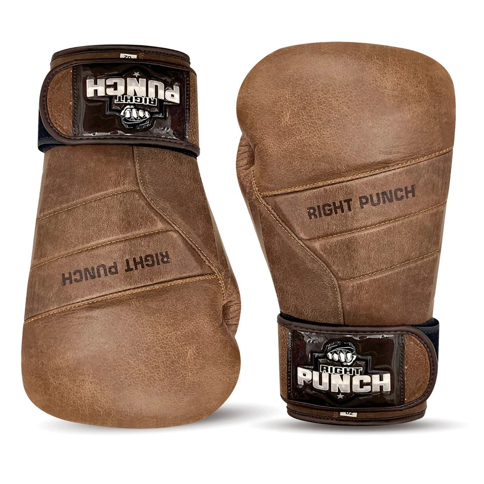 Premium Cowhide Leather Boxing Gloves – Professional Training Gloves