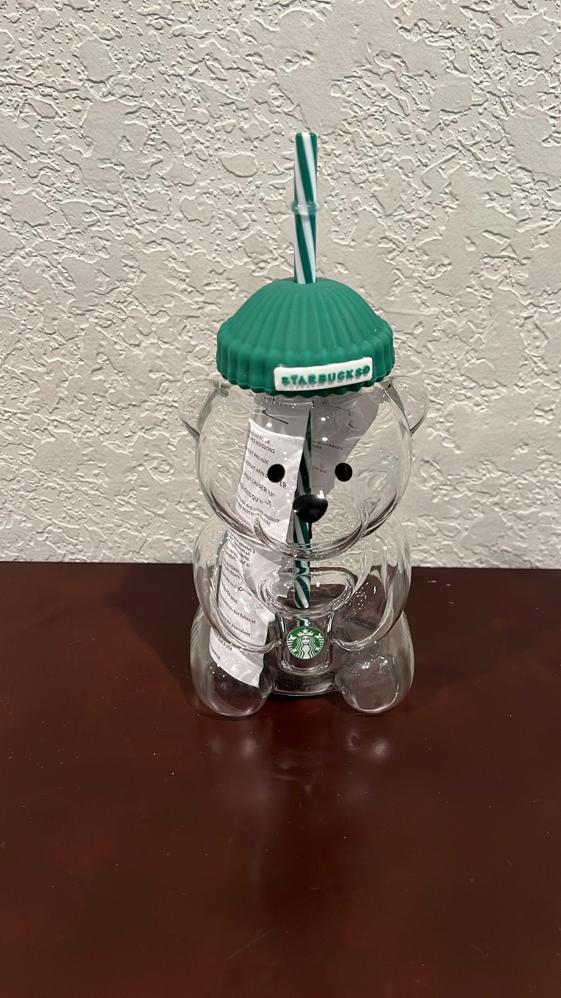 2PK 2026 Glass Starbucks Bearista Bear Cold Cup Holiday Limited Edition