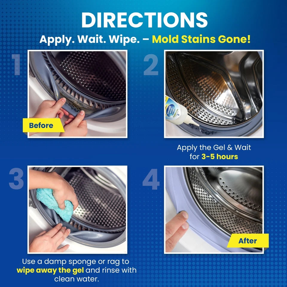 Mold Stain Remover Power Gel for Front Loader 7oz