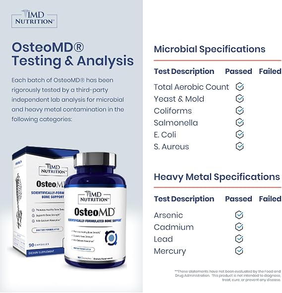 1MD Nutrition OsteoMD Bone Health Support 90 Softgels