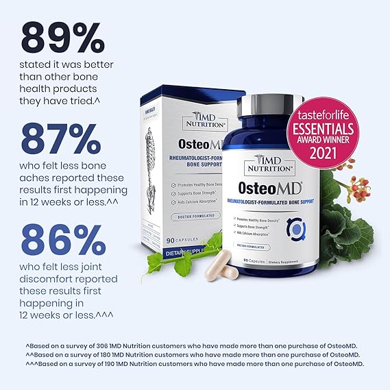 1MD Nutrition OsteoMD Bone Health Support 90 Softgels