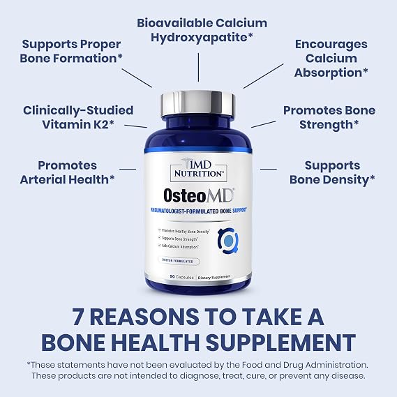 1MD Nutrition OsteoMD Bone Health Support 90 Softgels