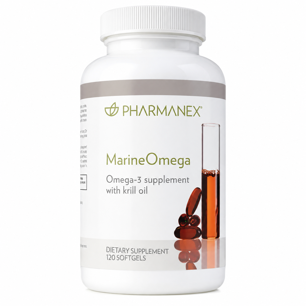 Pharmanex Marine Omega-3 Supplement with Krill Oil – 120 Softgels