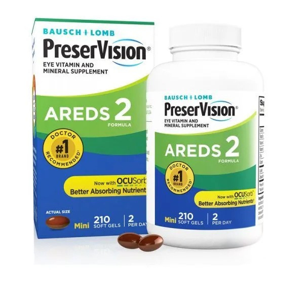 PreserVision 210 Soft Gels, AREDS 2 Formula