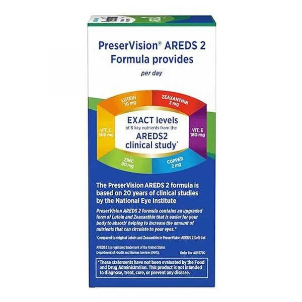 PreserVision 210 Soft Gels, AREDS 2 Formula