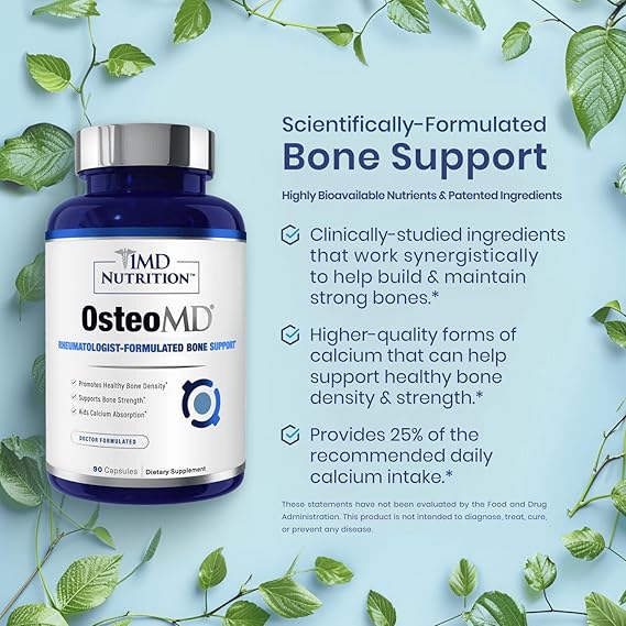 1MD Nutrition OsteoMD Bone Health Support 90 Softgels