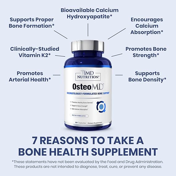 1MD Nutrition OsteoMD Bone Health Support 90 Softgels