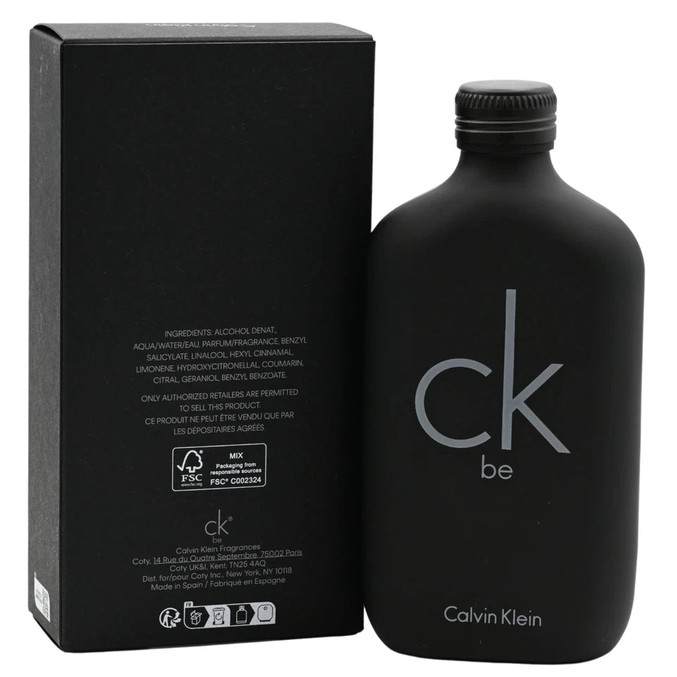 CK Be by Calvin Klein Unisex Eau de Toilette Spray 6.7 oz (200ml) New in Box