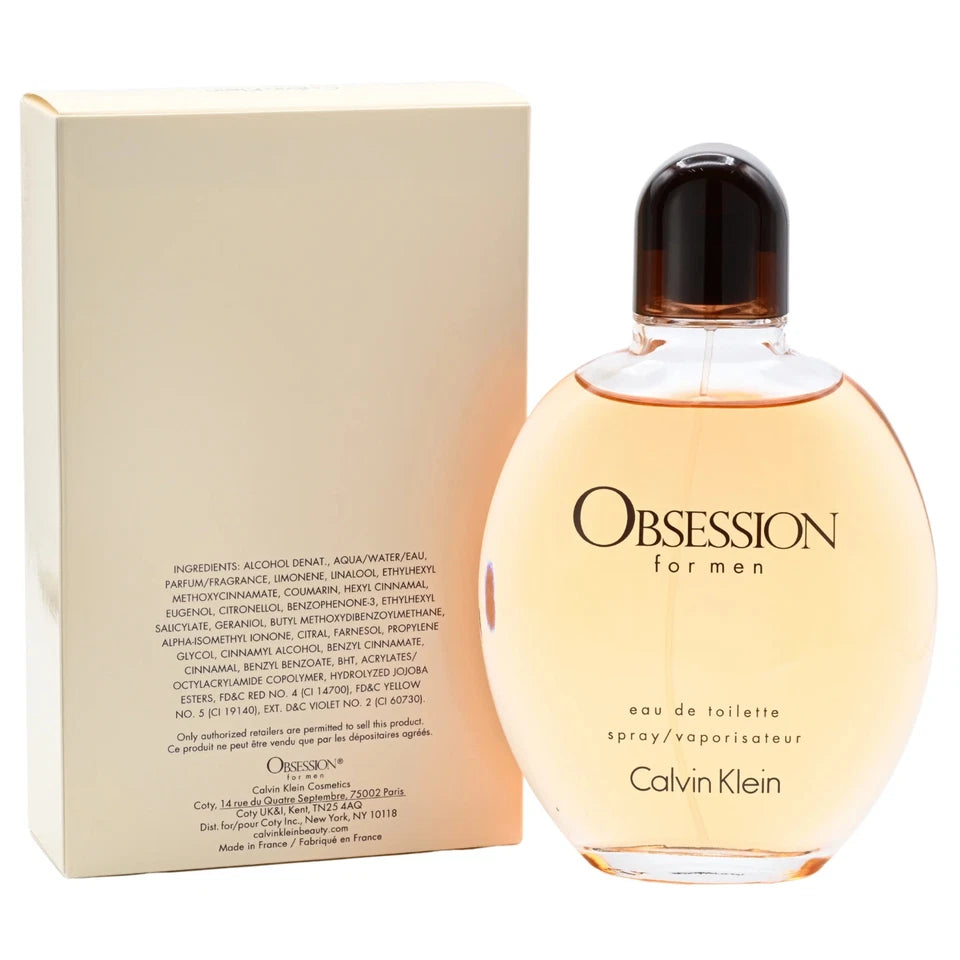 Obsession by Calvin Klein for Men Eau de Toilette Spray 6.7 oz (200ml) New in Box