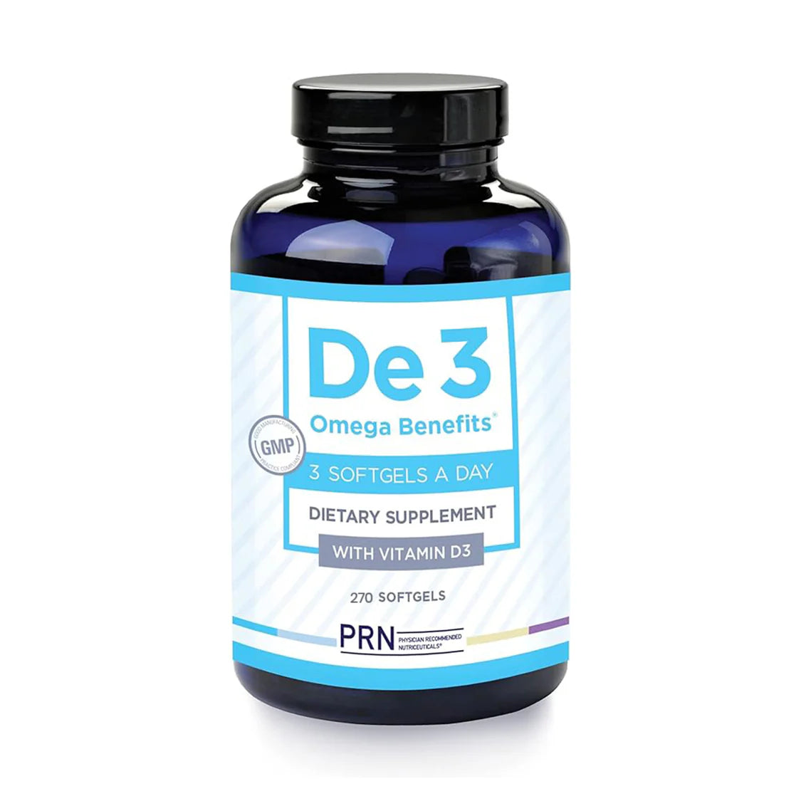 PRN De3 Eye Omega Fish Oil 270 Softgels - Support for Dry Eyes