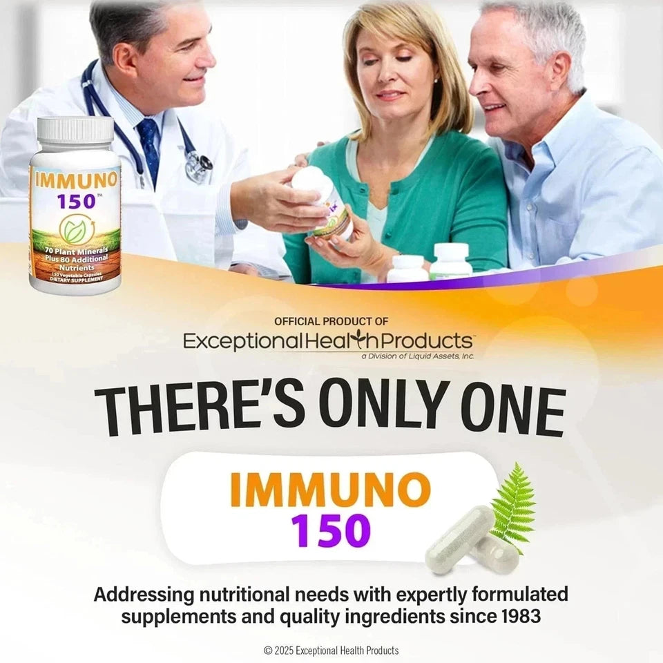 Immuno 150 Immune Support Supplement – 150 Vegetable Capsules