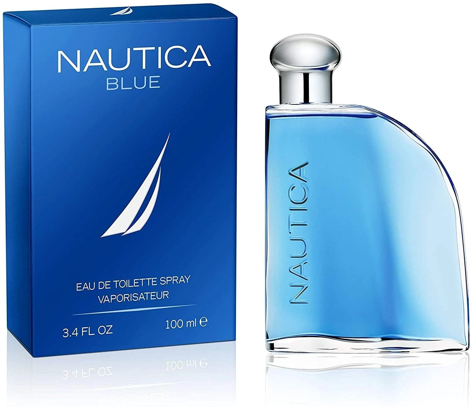 Nautica Blue by Nautica for Men Eau de Toilette Spray 3.4 fl oz New in Box