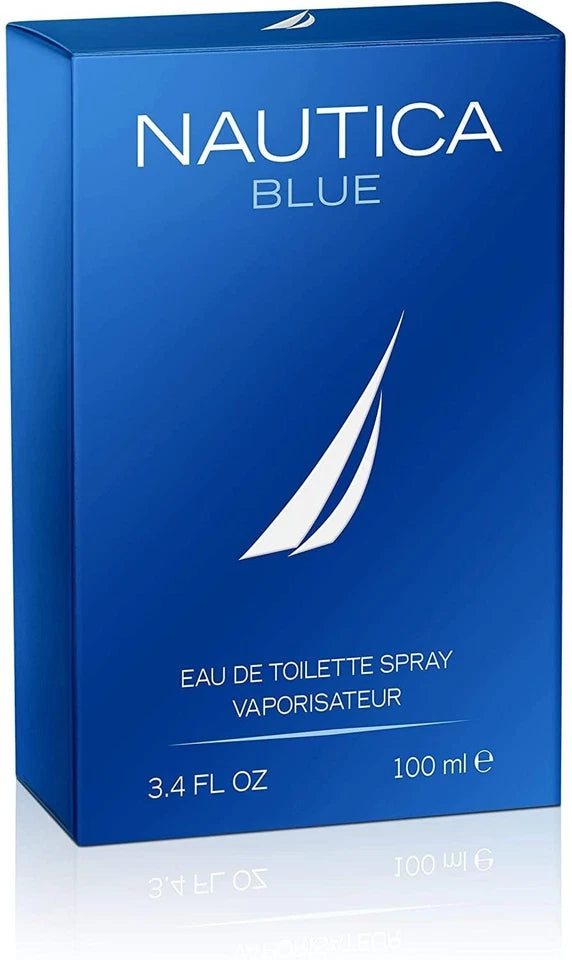 Nautica Blue by Nautica for Men Eau de Toilette Spray 3.4 fl oz New in Box