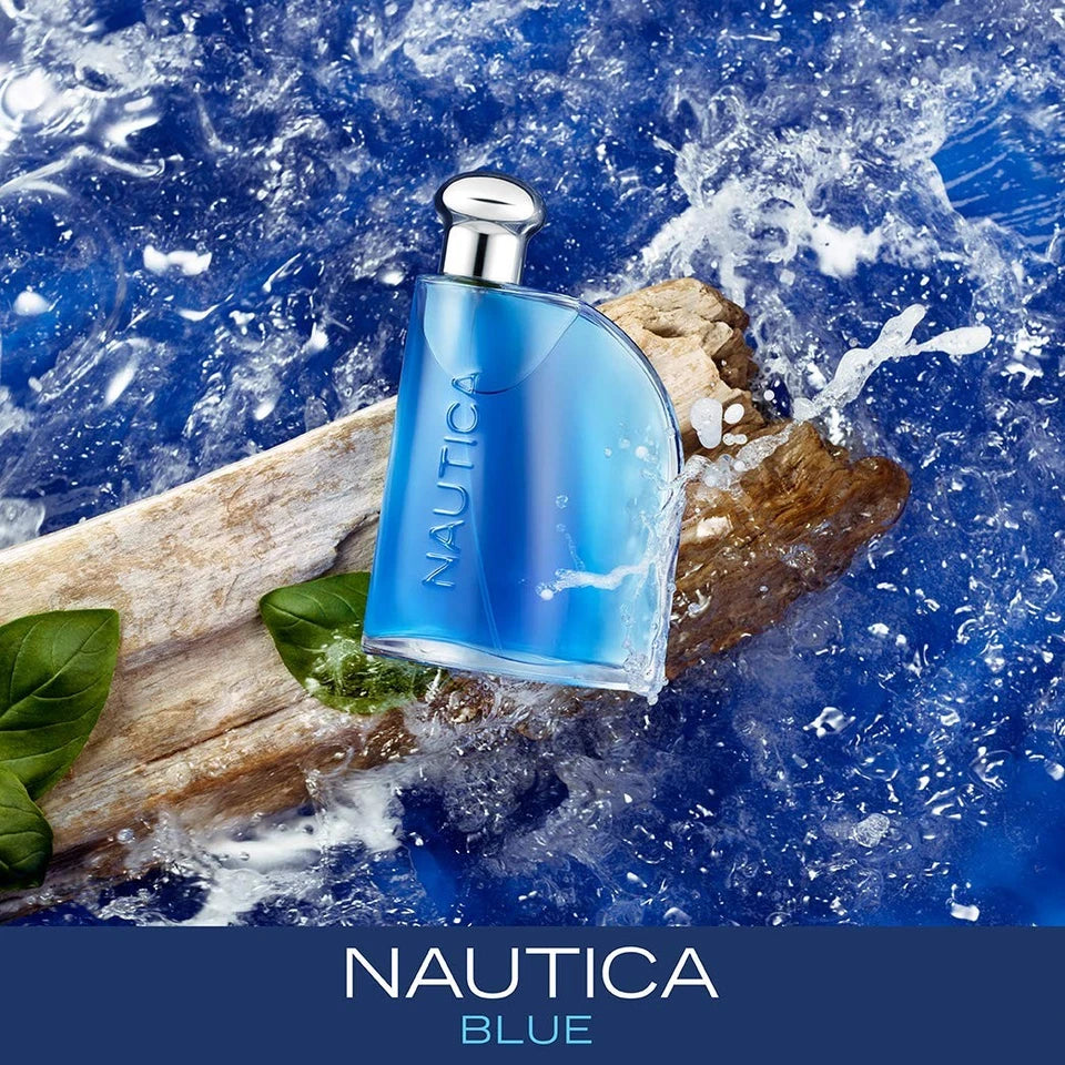Nautica Blue by Nautica for Men Eau de Toilette Spray 3.4 fl oz New in Box