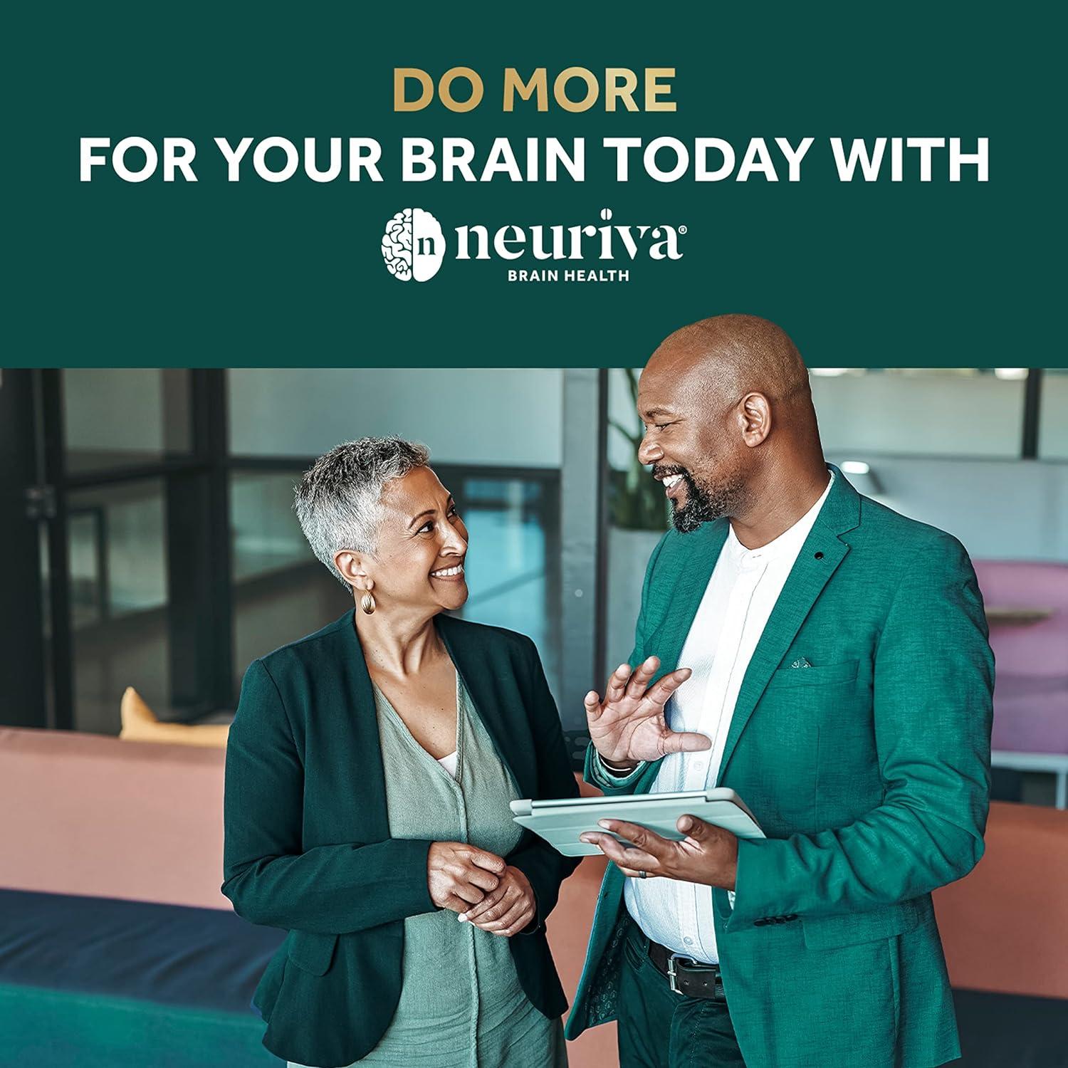 NEURIVA Ultra Nootropic Brain Supplement - Memory, Focus, 60 Caps