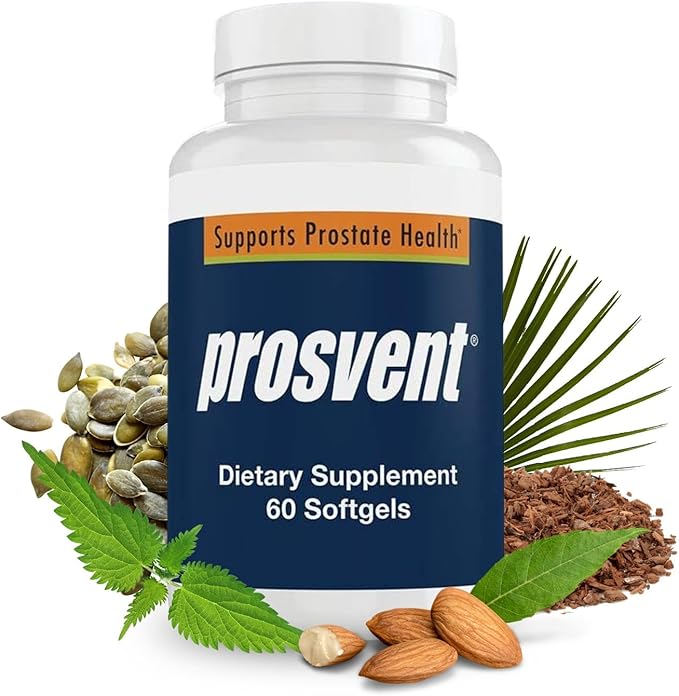 Advanced Men's Prostate Support Natural Supplement Prosvent 60 count