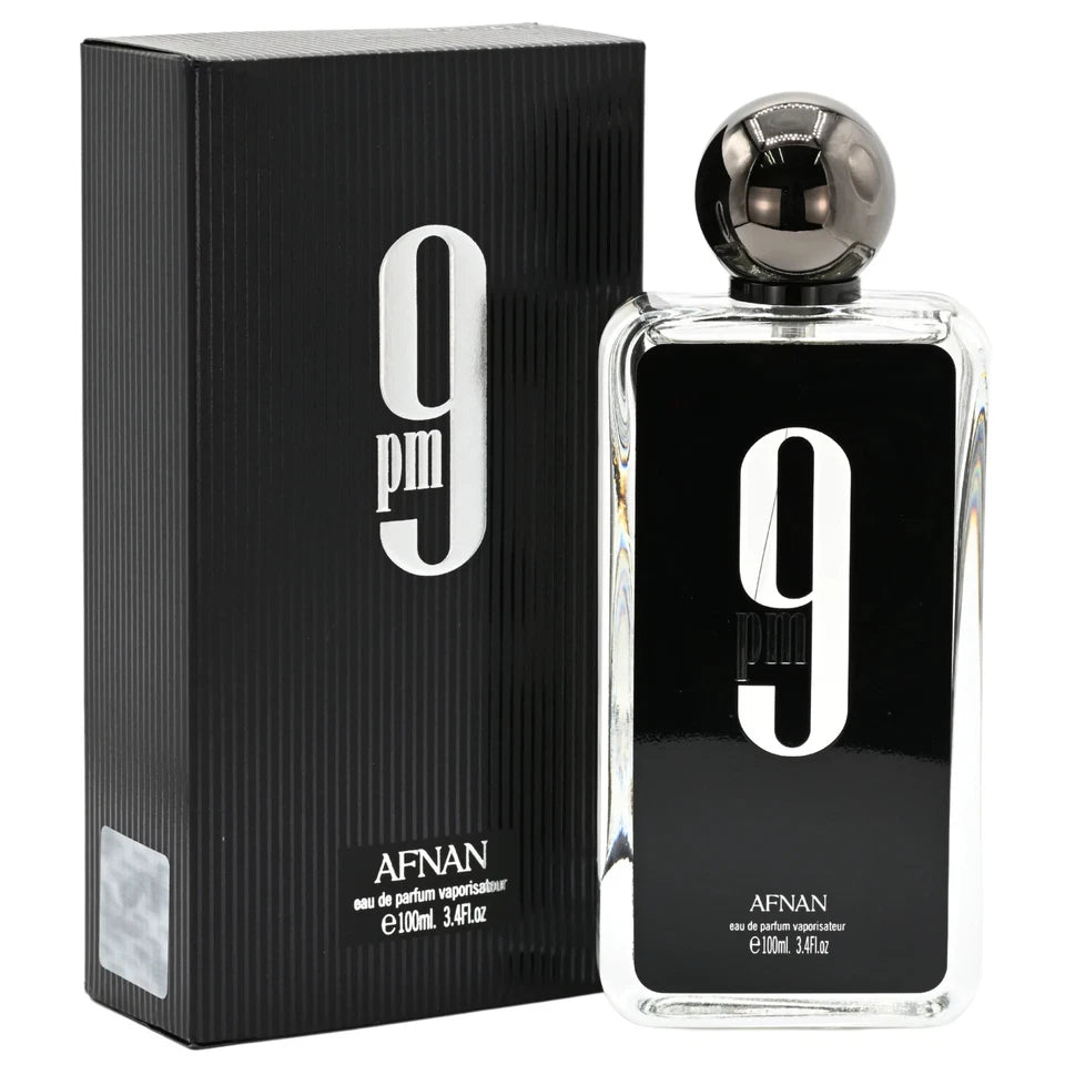 9 PM by Afnan Eau de Parfum Spray for Men 3.4 fl oz New in Box