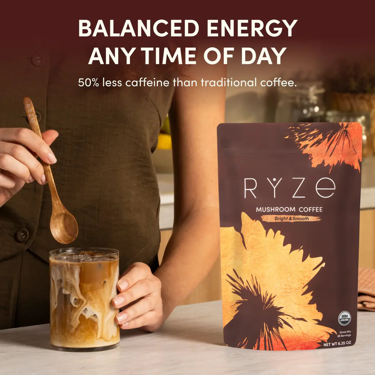 Ryze Mushroom Coffee (30 Servings)