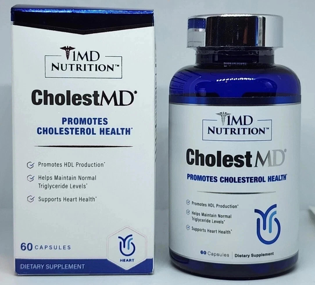 1MD Nutrition CholestMD Promotes Cholesterol Health 60 Capsules