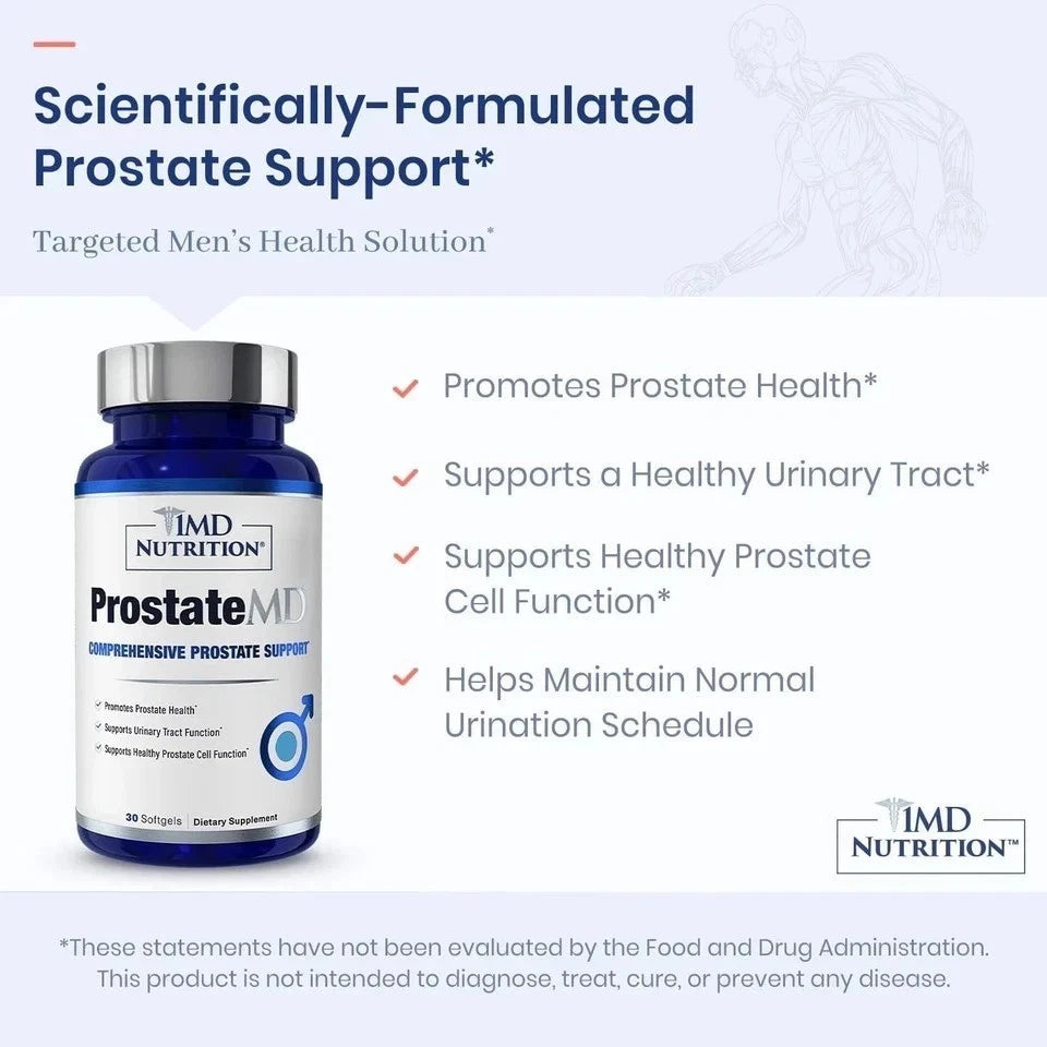 1MD Nutrition ProstateMD Saw Palmetto Prostate Support 30 Day Supply Supplement