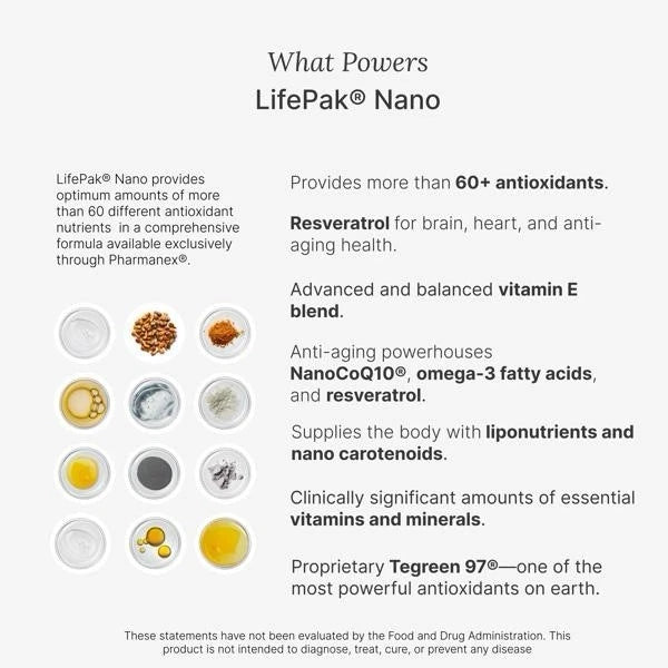 Nu Skin Pharmanex Lifepak Nano, 60 packets