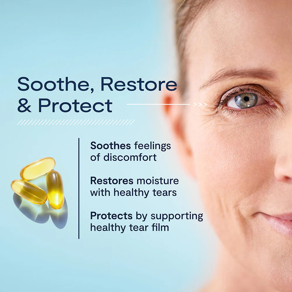 PRN De3 Eye Omega Fish Oil 270 Softgels - Support for Dry Eyes