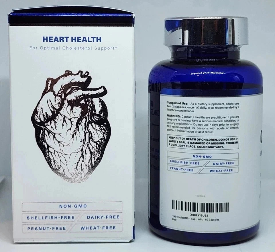 1MD Nutrition CholestMD Promotes Cholesterol Health 60 Capsules