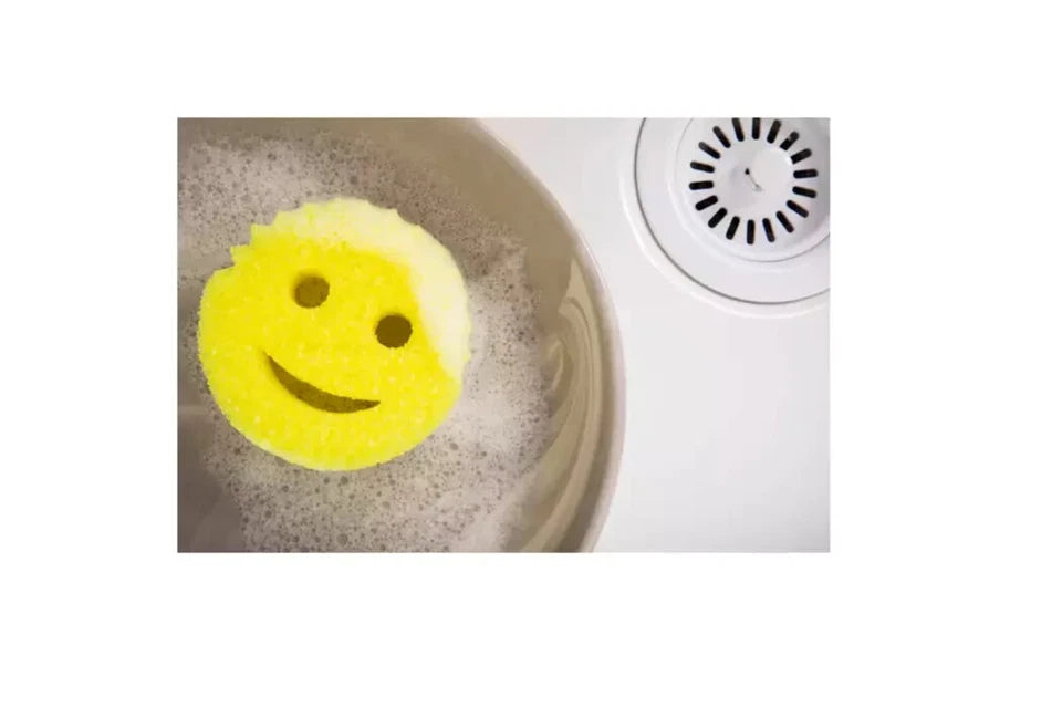 Scrub Daddy Cleaning Sponge - Yellow Scratch-Free Cleaner Tool