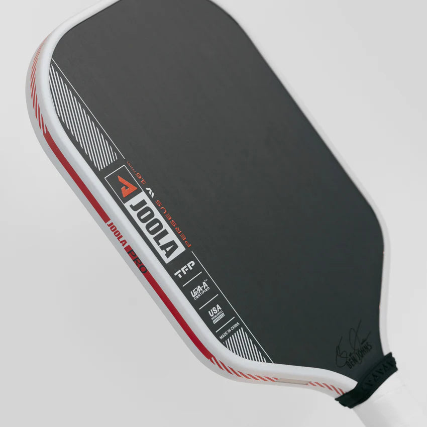 JOOLA Ben Johns Perseus Pro IV 16mm Pickleball Paddle- Black/White