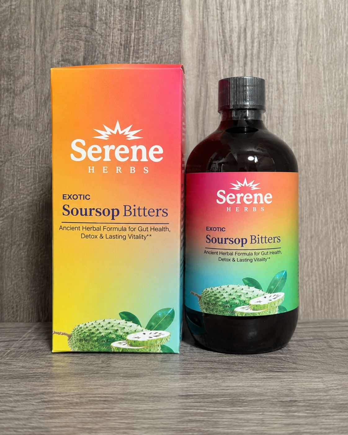 Soursop Bitters Pure 100% Natural Organic Exotic Detox Herbs 16oz Exp 5/4/28