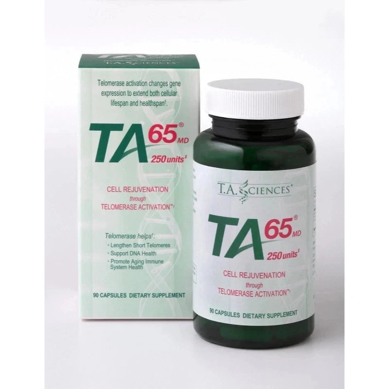 TA-65MD Telomere Health Supplement – 90 Capsules | Cellular Health & Healthy Aging Support