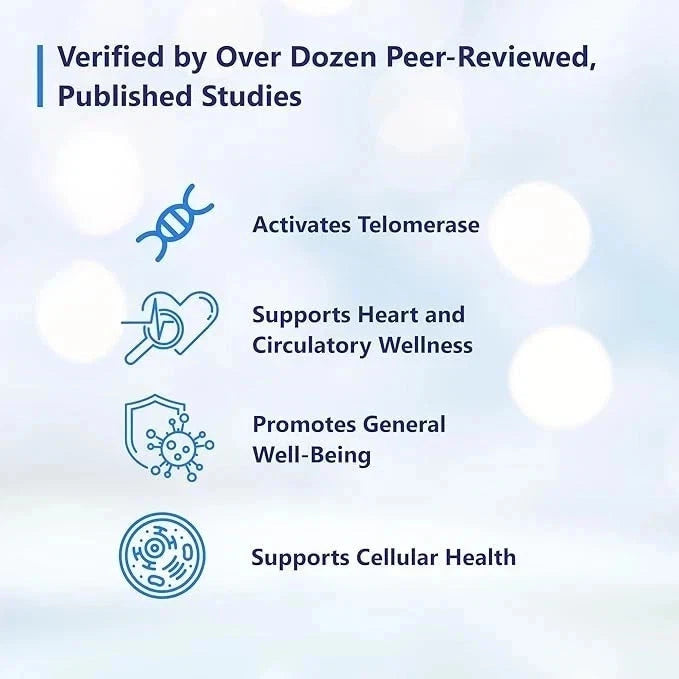 TA-65MD Telomere Health Supplement – 90 Capsules | Cellular Health & Healthy Aging Support