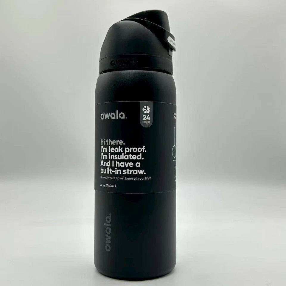 Owala FreeSip 32oz Stainless Steel Water Bottle - Dark
