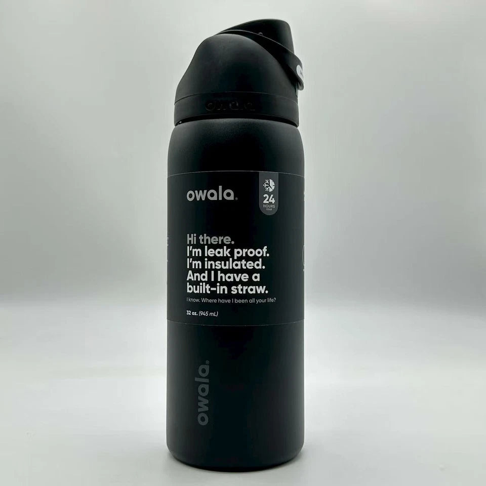 Owala FreeSip 32oz Stainless Steel Water Bottle - Dark